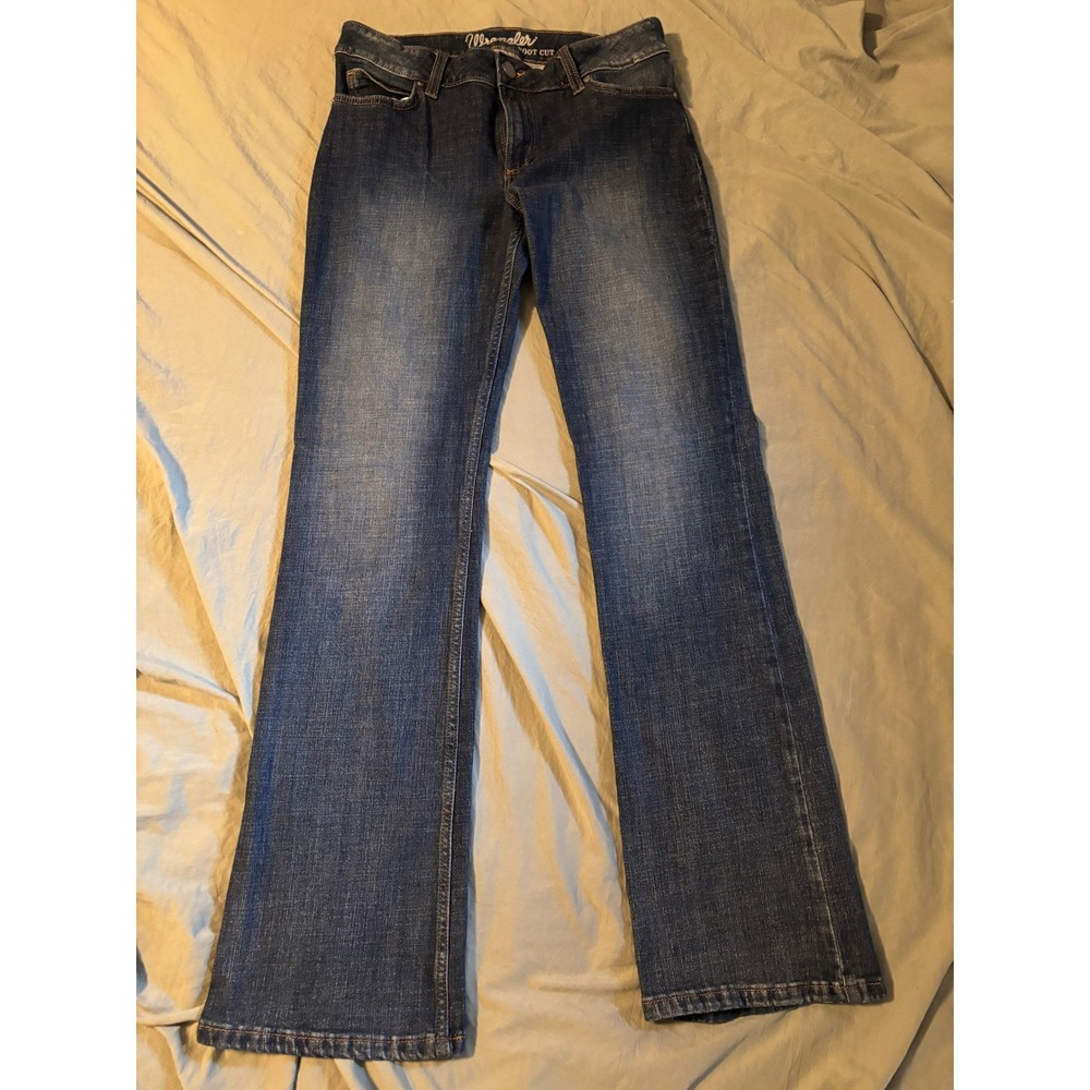 Wrangler Boot Cut‎ Jeans Womens 11x36 Dark Wash Denim Mid Rise 1009MWZAH